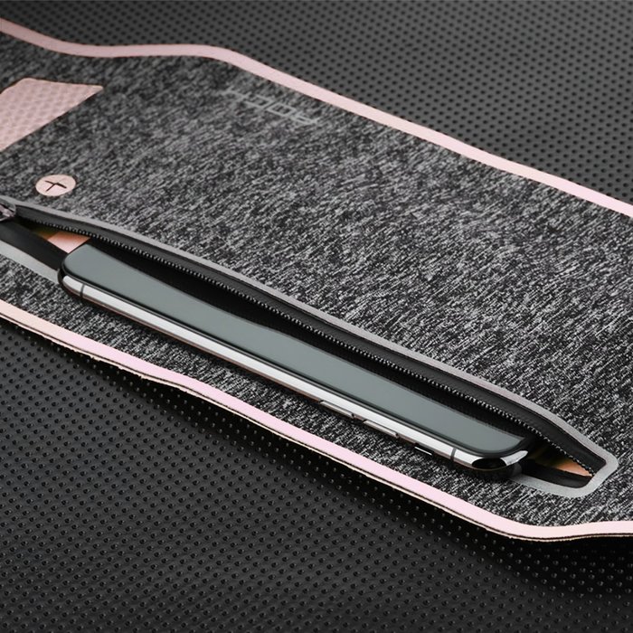Сумка для телефона на пояс Rock Slim Sports Waist Bag 2 Розовая - Изображение 97052