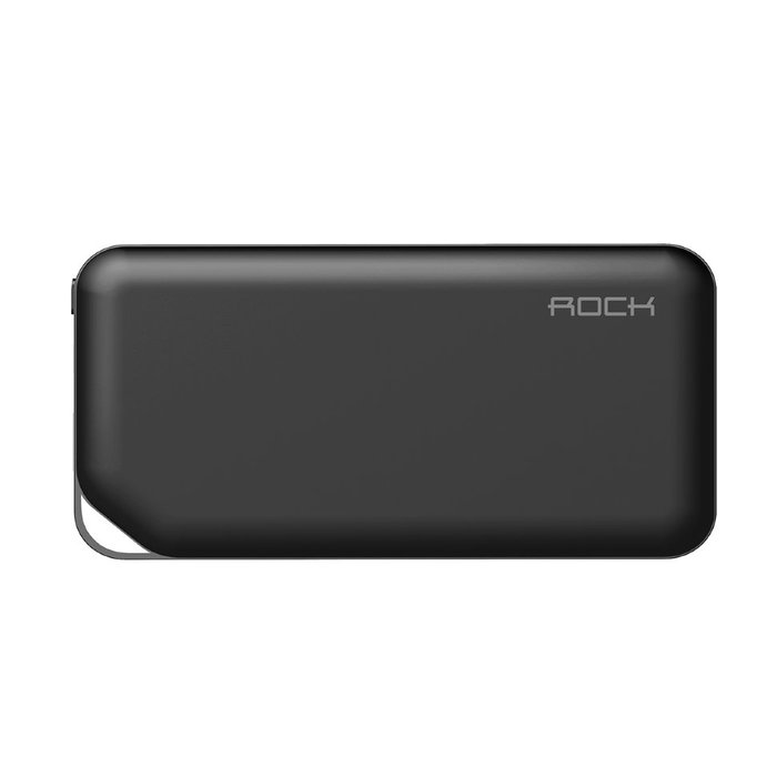 Внешний аккумулятор Rock P42 Power Bank 10000 mAh Черный - Изображение 107880