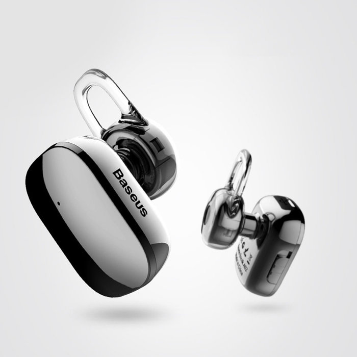 Беспроводная Bluetooth гарнитура для телефона Baseus Mini Wireless Earphone A02 Черная - Изображение 108860