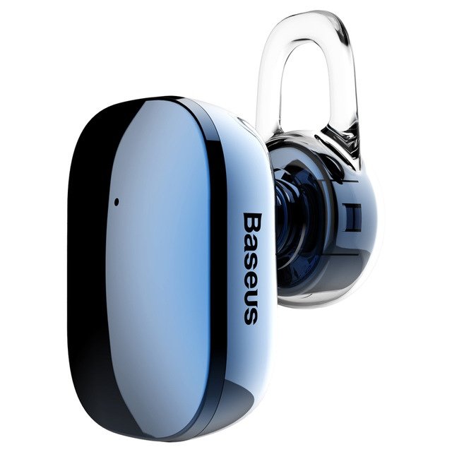 Беспроводная Bluetooth гарнитура для телефона Baseus Mini Wireless Earphone A02 Синяя - Изображение 108893