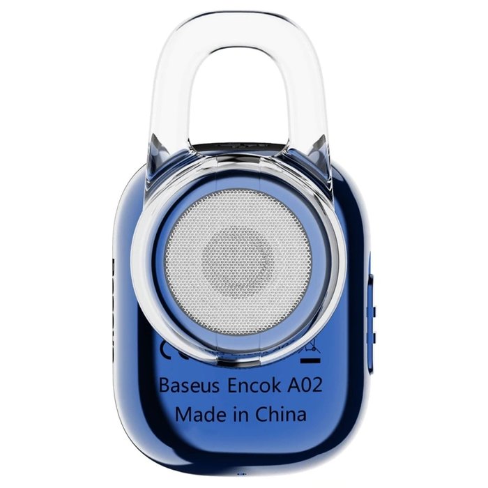 Беспроводная Bluetooth гарнитура для телефона Baseus Mini Wireless Earphone A02 Синяя - Изображение 108899