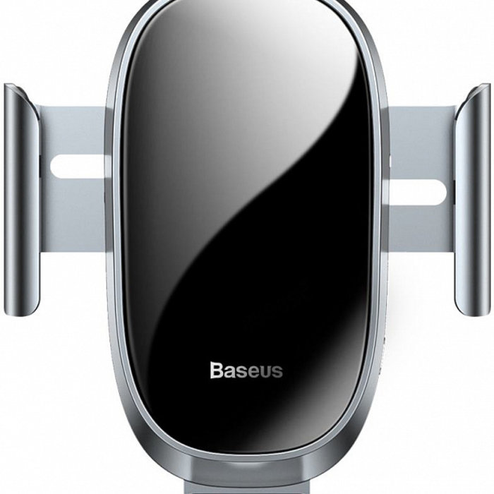 Автомобильный держатель для телефона в воздуховод Baseus Smart Car Mount Серебро - Изображение 109121