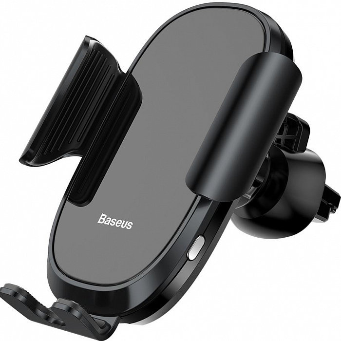 Автомобильный держатель для телефона в воздуховод Baseus Smart Car Mount Черный - Изображение 109157