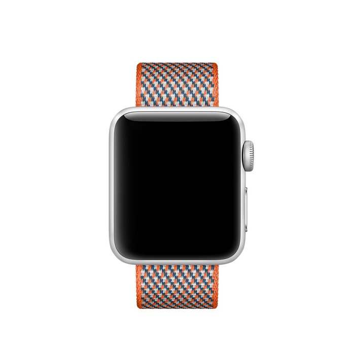 Ремешок нейлоновый Woven Nylon для Apple Watch (42мм) Оранжевый - Изображение 109395