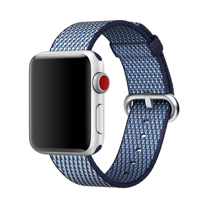 Ремешок нейлоновый Woven Nylon для Apple Watch (42мм) Голубой - Изображение 109430