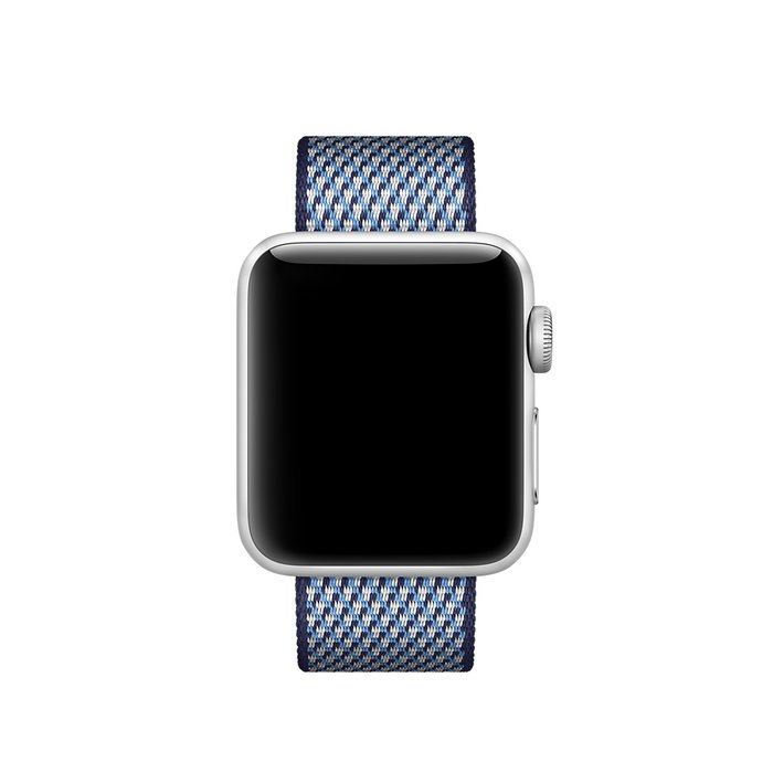 Ремешок нейлоновый Woven Nylon для Apple Watch (38мм) Голубой - Изображение 109561