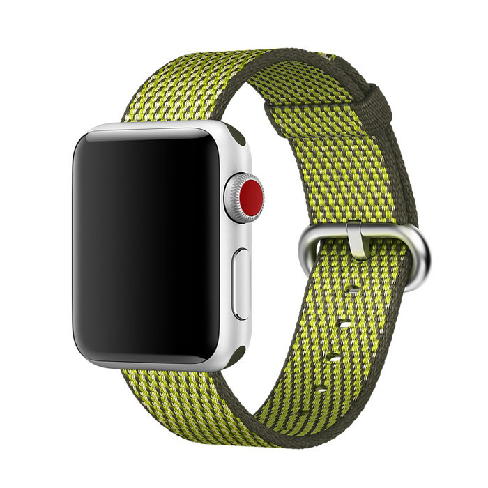 Ремешок нейлоновый Woven Nylon для Apple Watch (42мм) Зеленый - Изображение 109459