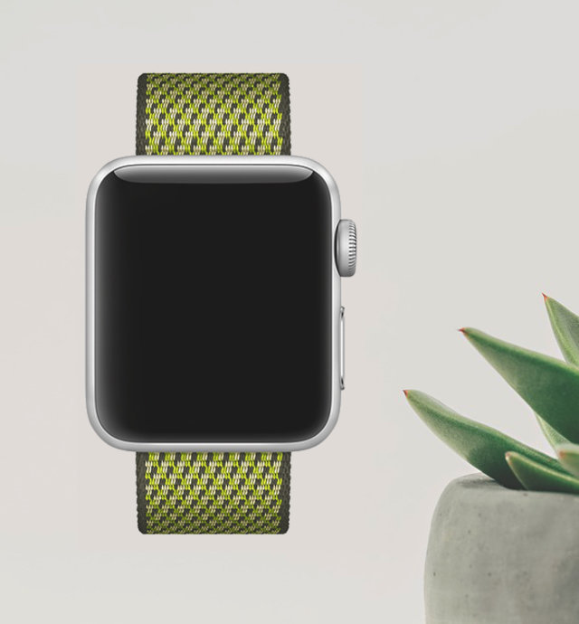 Ремешок нейлоновый Woven Nylon для Apple Watch (42мм) Серый - Изображение 109378