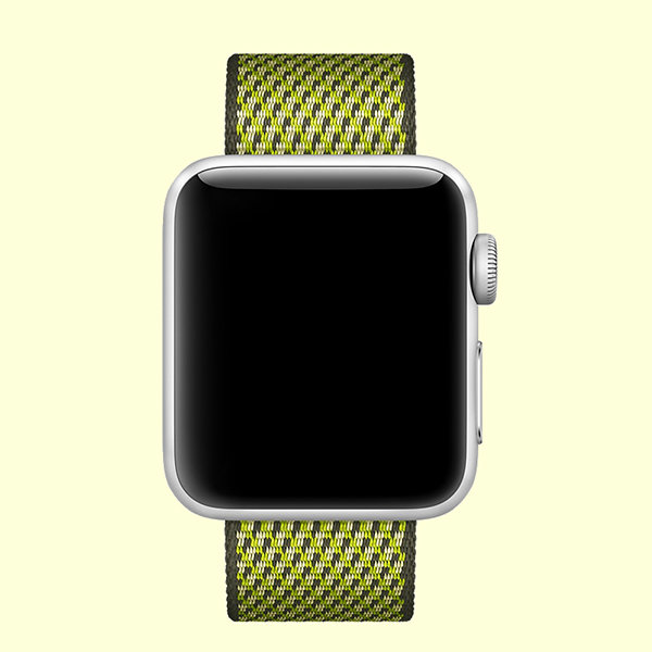 Ремешок нейлоновый Woven Nylon для Apple Watch (42мм) Зеленый - Изображение 109483