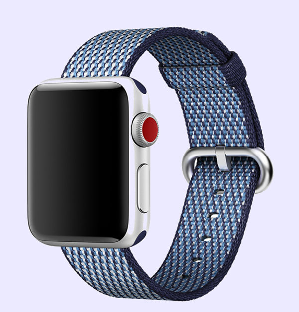 Ремешок нейлоновый Woven Nylon для Apple Watch (42мм) Голубой - Изображение 109454