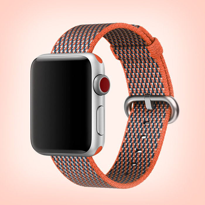 Ремешок нейлоновый Woven Nylon для Apple Watch (38мм) Оранжевый - Изображение 109555