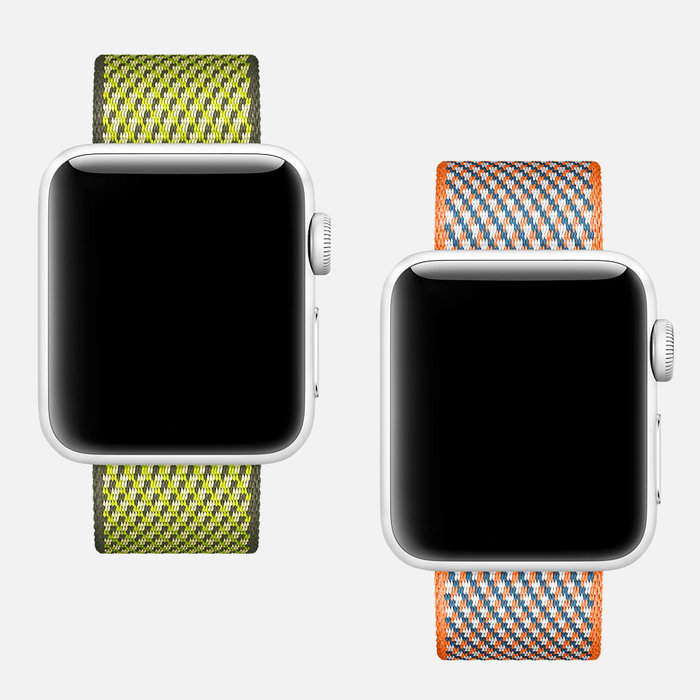 Ремешок нейлоновый Woven Nylon для Apple Watch (38мм) Оранжевый - Изображение 109546