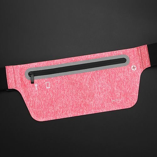Сумка для телефона на пояс Rock Slim Sports Waist Bag Розовая - Изображение 97397