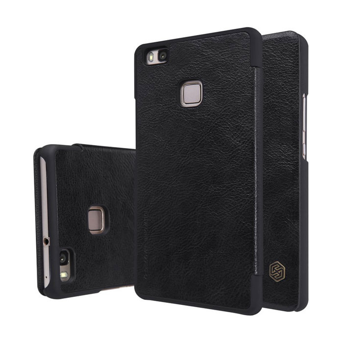 Чехол книжка Nillkin Qin Leather Case для Huawei P9 Lite Черный - Изображение 99999