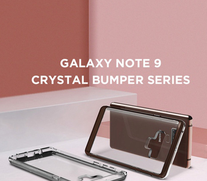 Чехол накладка VRS Design Crystal Bumper для Samsung Galaxy Note 9 Синий - Изображение 110156