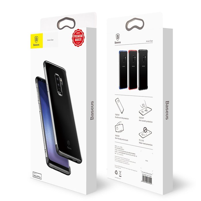 Чехол накладка Baseus Armor Case для Samsung Galaxy S9 Черный - Изображение 110486