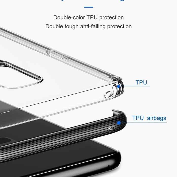 Чехол накладка Baseus Armor Case для Samsung Galaxy S9 Черный - Изображение 110495