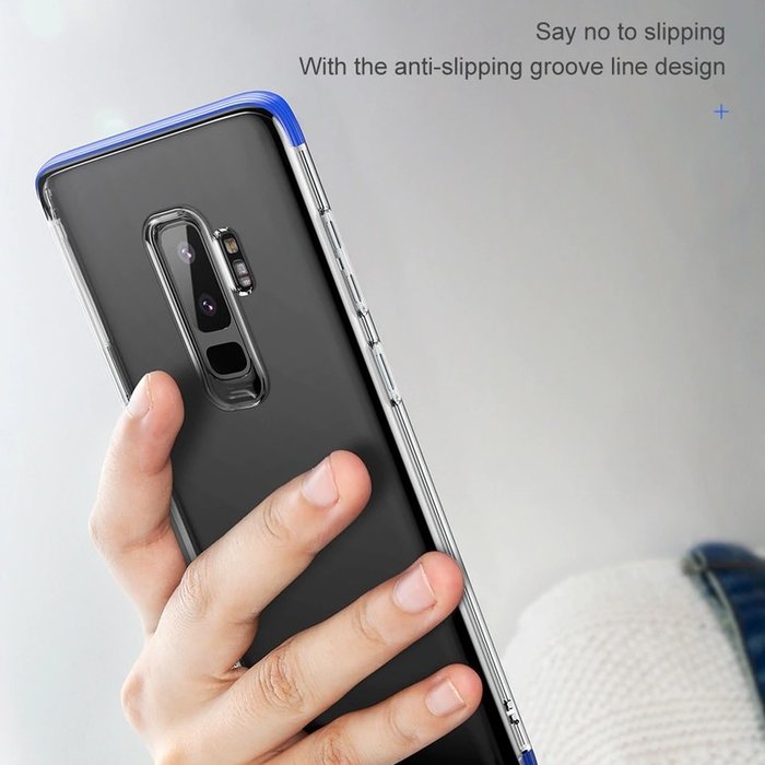 Чехол накладка Baseus Armor Case для Samsung Galaxy S9 Синий - Изображение 110516