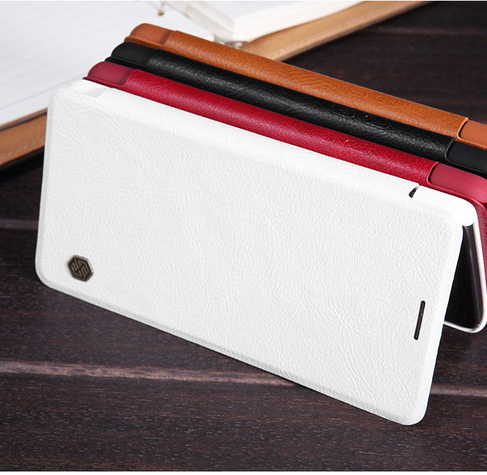 Чехол книжка Nillkin Qin Leather Case для Huawei P9 Lite Белый - Изображение 100121