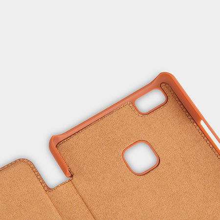 Чехол книжка Nillkin Qin Leather Case для Huawei P9 Lite Коричневый - Изображение 100154
