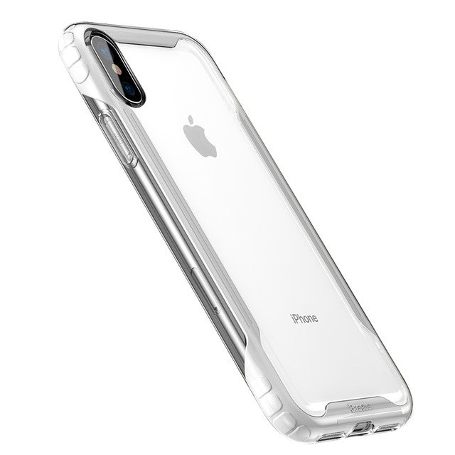 Силиконовый чехол накладка Baseus Armor Case для iPhone Xs Max Белый - Изображение 110744