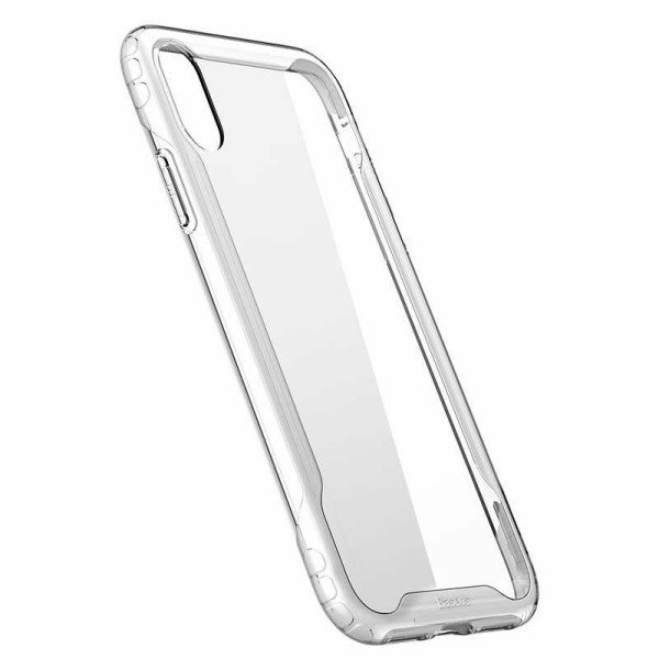Силиконовый чехол накладка Baseus Armor Case для iPhone Xs Max Белый - Изображение 110750