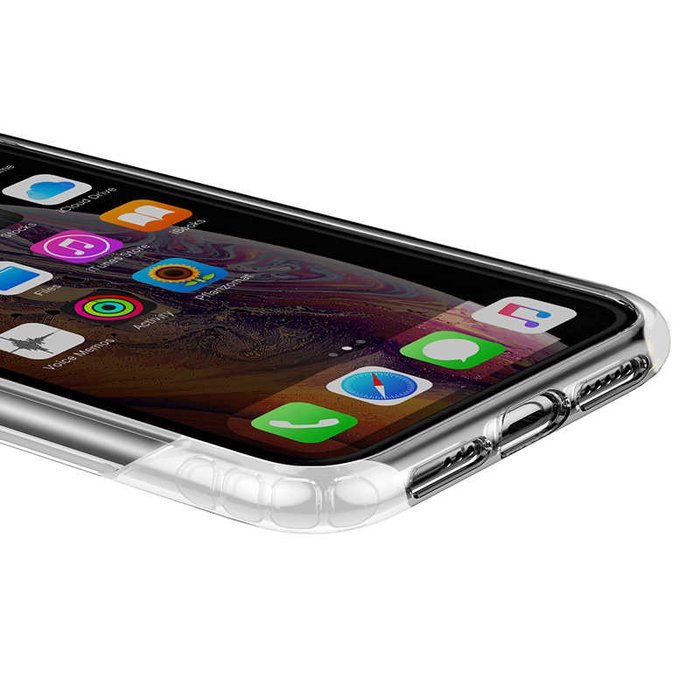 Силиконовый чехол накладка Baseus Armor Case для iPhone Xs Max Белый - Изображение 110756