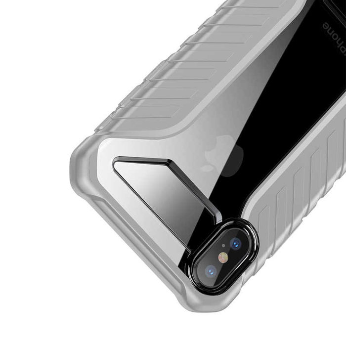 Чехол накладка Baseus Race Case для iPhone Xs Max Серый - Изображение 110855