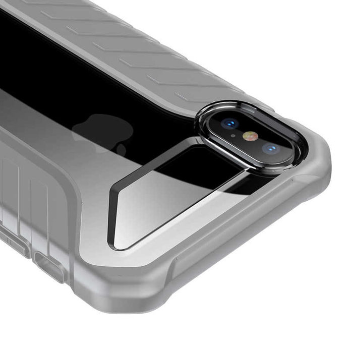 Чехол накладка Baseus Race Case для iPhone Xs Max Серый - Изображение 110852