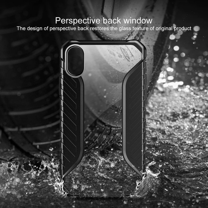 Чехол накладка Baseus Race Case для iPhone Xs Max Серый - Изображение 110858