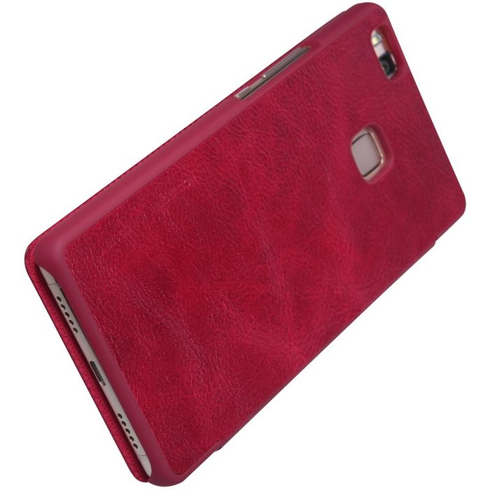 Чехол книжка Nillkin Qin Leather Case для Huawei P9 Lite Красный - Изображение 100195