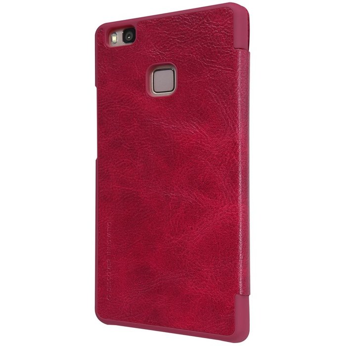 Чехол книжка Nillkin Qin Leather Case для Huawei P9 Lite Красный - Изображение 100192