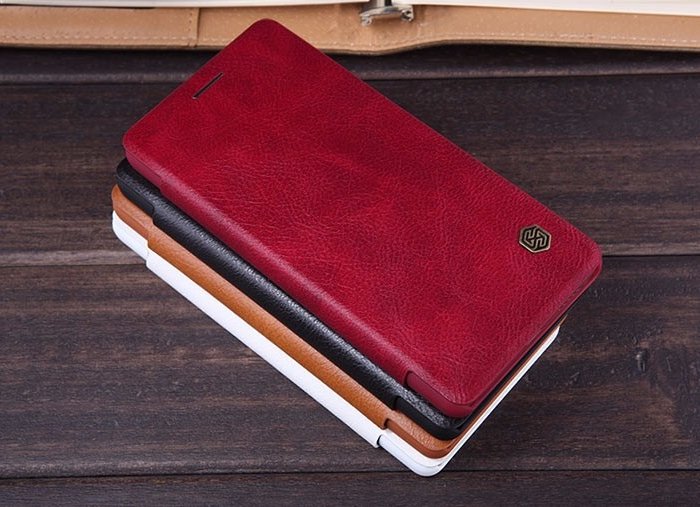 Чехол книжка Nillkin Qin Leather Case для Huawei P9 Lite Красный - Изображение 100201