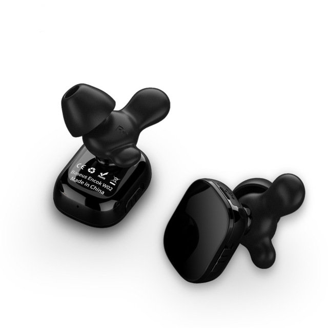 Беспроводные вакуумные Bluetooth наушники вкладыши с микрофоном Baseus Encok W02 Чёрные - Изображение 100451