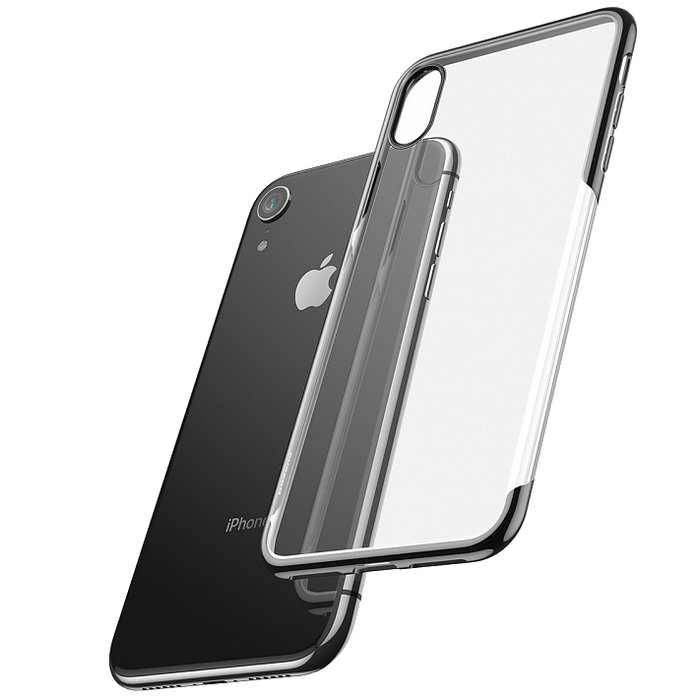 Чехол накладка Baseus Shining Case для iPhone Xr Черный - Изображение 111125