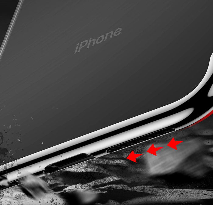 Чехол накладка Baseus Shining Case для iPhone Xr Черный - Изображение 111140