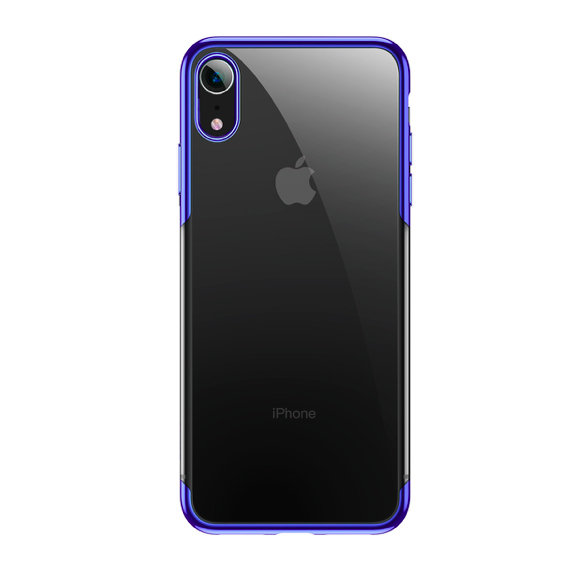 Чехол накладка Baseus Shining Case для iPhone Xr Синий - Изображение 111230