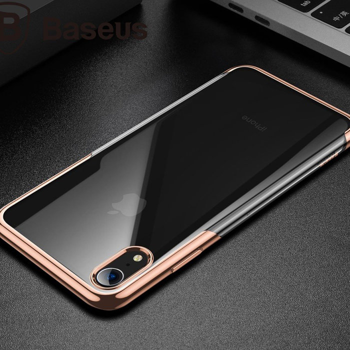 Чехол накладка Baseus Shining Case для iPhone Xr Золото - Изображение 111227