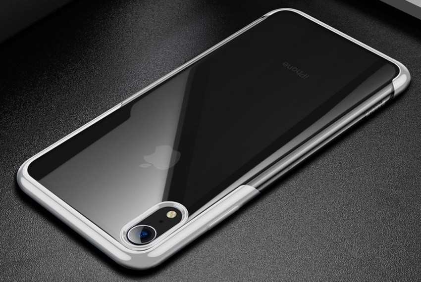 Чехол накладка Baseus Shining Case для iPhone Xr Серебро