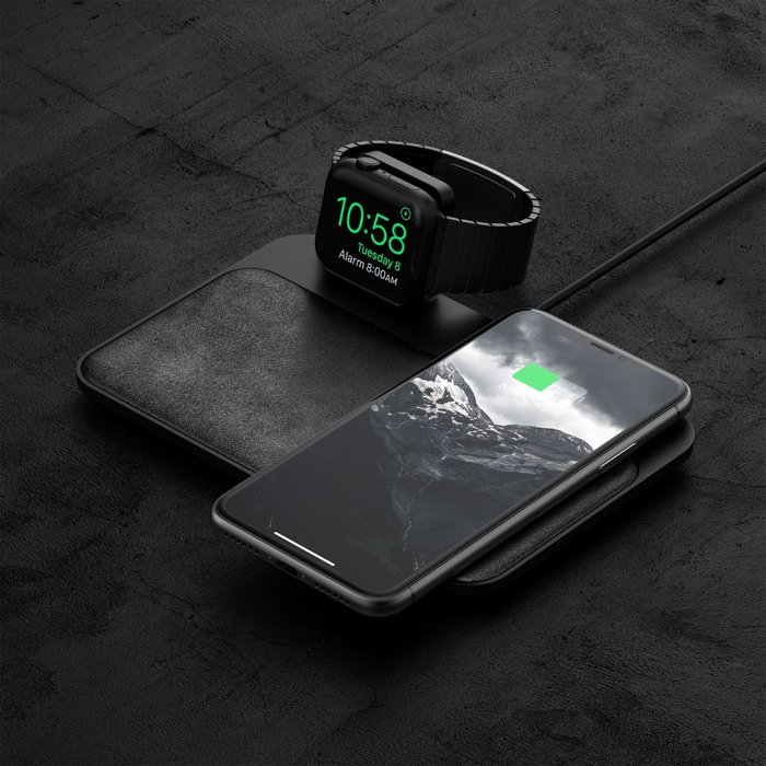 Док станция + Беспроводное зарядное устройство Nomad Base Station Apple Watch Edition Черное - Изображение 111561