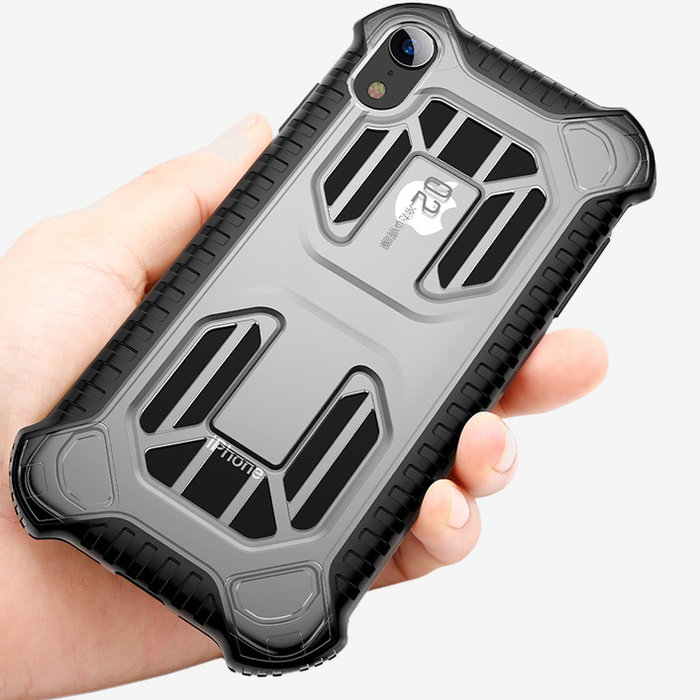 Чехол накладка Baseus Cold Front Сooling Case для iPhone Xr Прозрачный - Изображение 112290