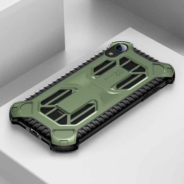 Чехол накладка Baseus Cold Front Сooling Case для iPhone Xr Зеленый - Изображение 112308
