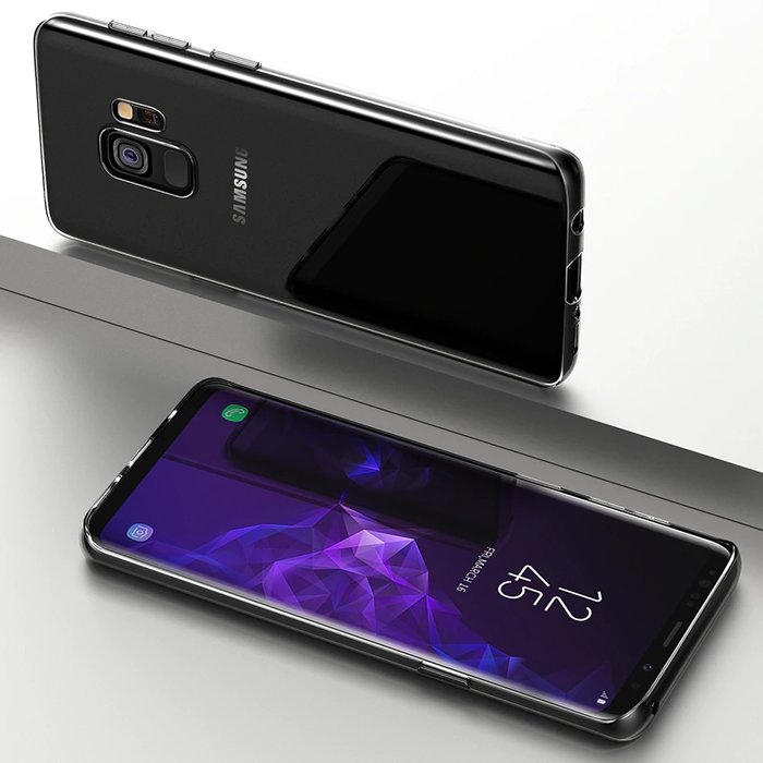 Силиконовый чехол накладка Hoco Transparent TPU для Samsung Galaxy S9 Прозрачный - Изображение 112581