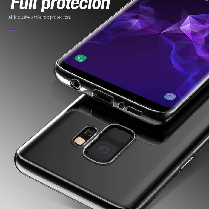 Силиконовый чехол накладка Hoco Transparent TPU для Samsung Galaxy S9 Прозрачный - Изображение 112587