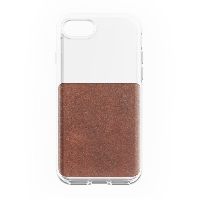 Чехол накладка Nomad Leather Clear Rustic для iPhone 7 Коричневый - Изображение 114074
