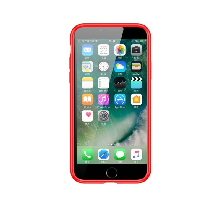 Чехол накладка Baseus Knight Case для iPhone 8 Красный - Изображение 115132