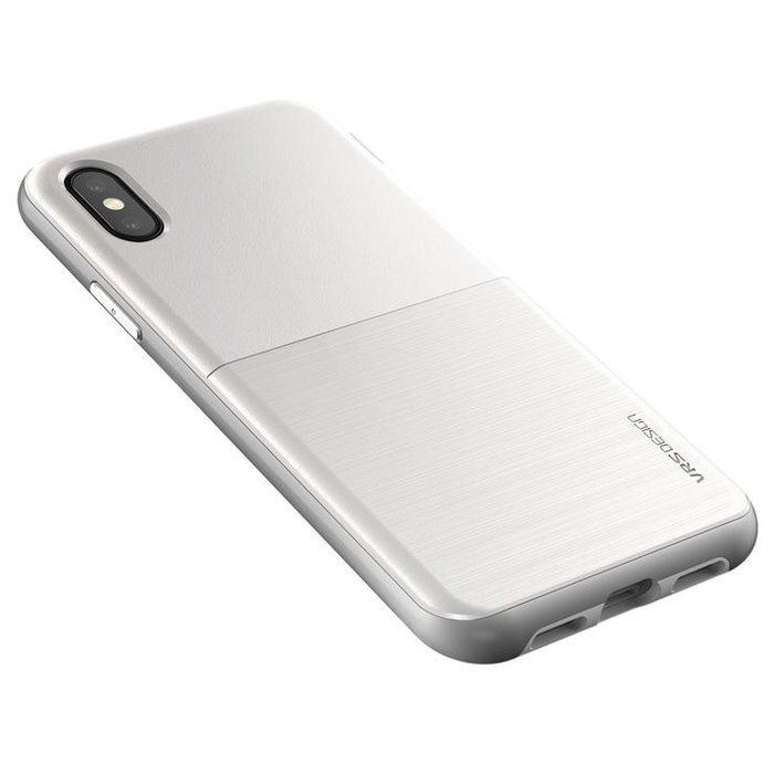 Чехол накладка VRS Design High Pro Shield для iPhone Xs Бело-Серый - Изображение 114344