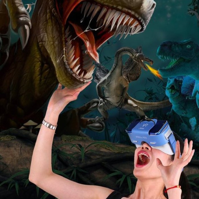 Очки виртуальной реальности Remax VR Box RT-V04 Синие - Изображение 101089