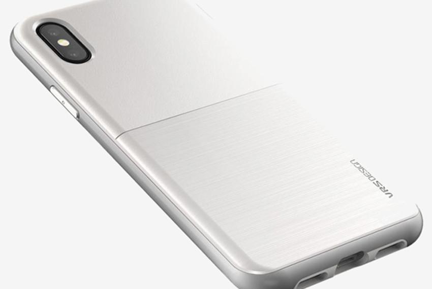 Чехол накладка VRS Design High Pro Shield для iPhone Xs Бело-Серый