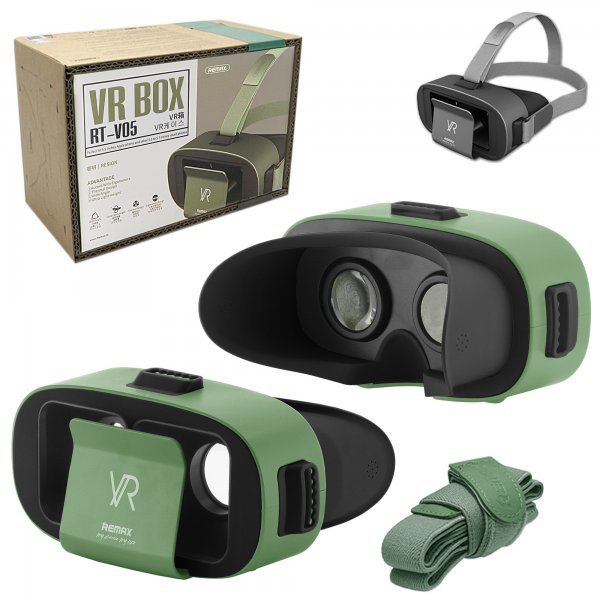 Очки виртуальной реальности Remax VR Box RT-V05 Зеленые - Изображение 101236